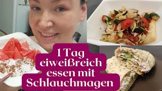 Eiweißreiche Mahlzeiten mit Schlauchmagen  Food Diary [upl. by Jesse607]