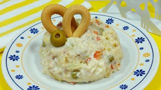 🌞 ENSALADILLA SENCILLA EN EL MICROONDAS 🧡 ESPECIAL 400000 SUSCRIPTORES BEATRIZ COCINA [upl. by Tnaryb53]