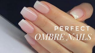 HOW TO EASY PERFECT OMBRE NAILS FOR BEGINNERS  GELX METHOD  QUICK amp STEPBYSTEP [upl. by Notlim]