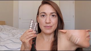 Demo and Review of the Fitglow Conceal  All Shades Swatched  Cruelty Free Clean Makeup [upl. by Colb]