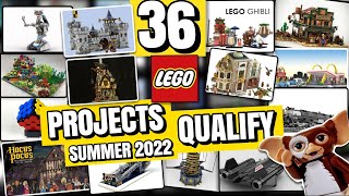 36 LEGO IDEAS QUALIFY For The THIRD LEGO IDEAS REVIEW 2022 [upl. by Balbinder947]