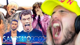 REAGISCO A SANREMO 2022 [upl. by Yanej]