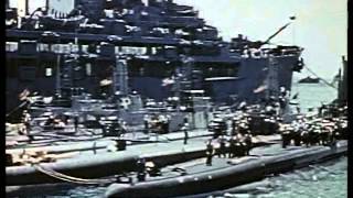 World War II Submarine Warfare  rare footage [upl. by Auhsohey]