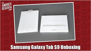 Unboxing The SamsungUS Galaxy Tab S9 amp Note Paper Screen [upl. by Airetas972]