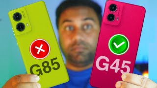 moto G45 5G vs moto G85 5G Full Comparison 🔥 [upl. by Arquit]