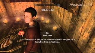 Skyrim Tip  How to Join the Dark Brotherhood [upl. by Giorgia]