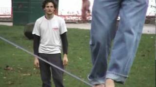 110m longline Session  Annecy with the bad slackliners [upl. by Purpura]