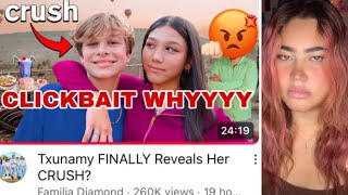 Reacting to Familia Diamond’s Receng Video  Clickbait  DISAPPOINTED ☹️ [upl. by Calv]