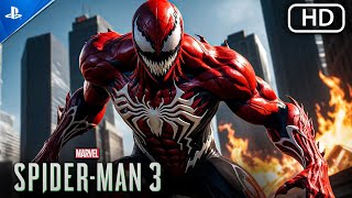 Spiderman 3 CARNAGE SUIT DLC PS5 Ultra Realistic Graphics EARLY Access Gameplay  Concept [upl. by Assi]