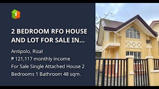 2 BEDROOM RFO HOUSE AND LOT FOR SALE IN WOODROW HILLS ANTIPOLO RIZAL [upl. by Nnaed]