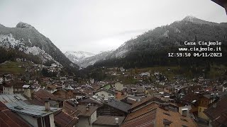 Timelapse 04112023  Webcam Casa Ciajeole  Moena Val di Fassa Dolomiti [upl. by Lilak26]