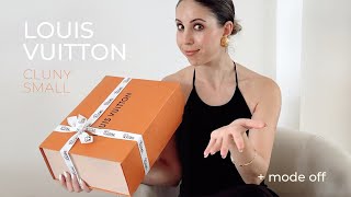 louis vuitton cluny small  unboxing  mode off [upl. by Salakcin]