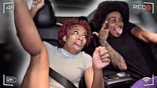 BLASTING OUR SONG 🎶 WHILE DRIVING SUPER CRAZY PRANK ON ANGRY GIFLFRIEND 😳 [upl. by Naval]