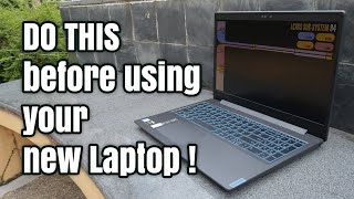 DO THIS before using your new Laptop [upl. by Noslien]