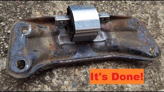 6speed Gearbox Mount Fabrication for the W201 [upl. by Ewold291]