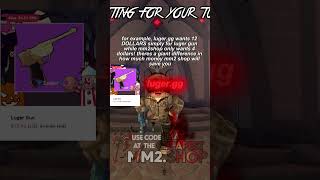 WHY YOU SHOULD ALWAYS SHOP MM2SHOP mm2 roblox mm2roblox MM2SHOP [upl. by Zippel]