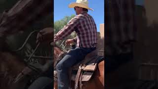 WE AREN’T BRONC RIDERS  FIRST RIDE ON A YOUNG HORSE [upl. by Arabrab]