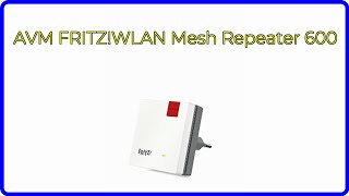 BEWERTUNG 2024 AVM FRITZWLAN Mesh Repeater 600 WESENTLICHE Einzelheiten [upl. by Uriisa]