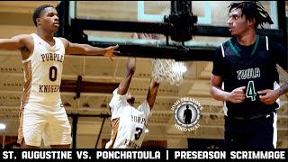 St Augustine vs Ponchatoula HIGHLIGHTS  St Aug 🔥 up in Preseason Chaleb Seaberry scores 17 [upl. by Liakim]