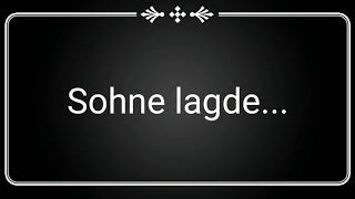 SOHNE LAGDElyrics Sidhu Moosewala PropheC punjabi song lyrics [upl. by Akinej722]