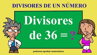 Calcular los divisores de un número [upl. by Naimaj]