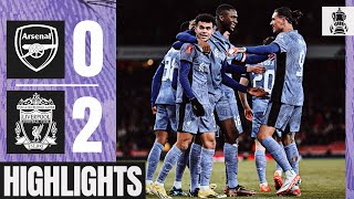 Luis Diaz Goal Seals FA Cup Win  Arsenal 02 Liverpool  Highlights [upl. by Luciano]