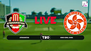 AFGHANISTAN VS HONG KONG CHINA LIVE T20 [upl. by Ahsirk]