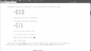 Calcular Determinantes Usando Matlab [upl. by Analrahc257]