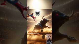 Bullfighting competition  Who is best Spiderman x Superman x Batman [upl. by Iosep]