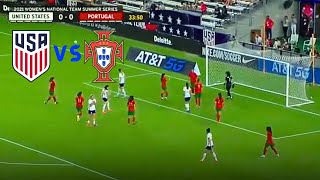 USWNT vs PORTUGAL  Womens Soccer Gameplay  FC 24 [upl. by Ocirema]