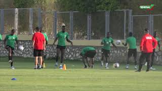 Quart de finale CAN 2019 Dernière séance dentrainement des lions [upl. by Gorga850]