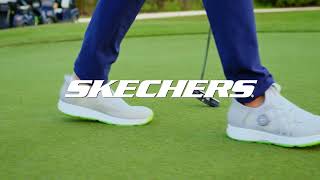 Matt Fitzpatrick Behind The Scenes Skechers Hands Free Slip Ins Golf Shoes [upl. by Airtal758]