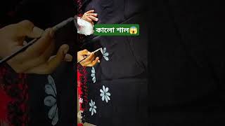 কালো শালে হ্যান্ডপেইন্ট😱 shortvideo foryou foryoupage trendingshorts reels handpainted shorts [upl. by Fraser]