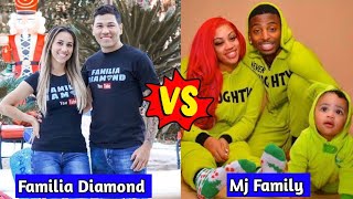 Familia Diamond vs The MJ Family Couple Comparison 2024 [upl. by Slemmer]