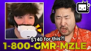 gamer muzzle review  OfflineTV amp Friends  Peter Park Reacts [upl. by Coulson]