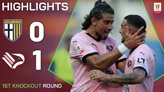 PARMAPALERMO 01  HIGHLIGHTS  Insigne sends Rosanero through  Coppa Italia Frecciarossa 202425 [upl. by Rissa]