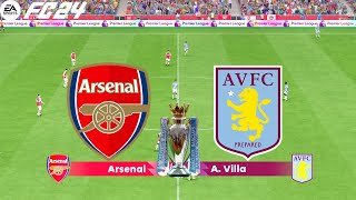 FC 24  Arsenal vs Aston Villa  202324 Premier League  PS5™ Gameplay [upl. by Soo]