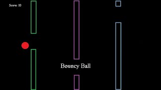 Bouncy Ball game in Turbo C [upl. by Hailee]