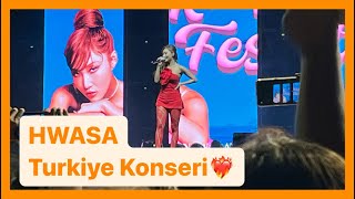 HWASA TURKIYE CONCERT 2024❤️‍🔥 [upl. by Hirz]