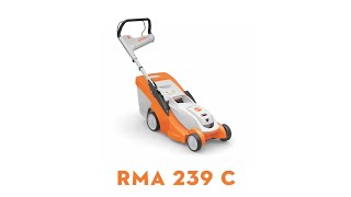 STIHL RMA 239 C Cordless Lawn Mower  Battery Powered Mower  Mulching Lawn Mower  STIHL GB [upl. by Nitnelav730]