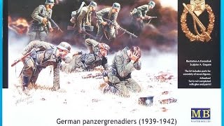 Master Box  German Panzergrenadiers 135 Kit Review Part 1 [upl. by Sammer]