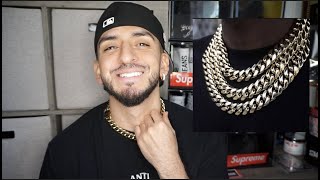 GLD MIAMI CUBAN LINK CHOKER 19mm REVIEW TryON [upl. by Nnael]