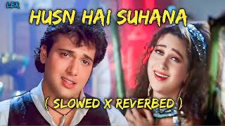 Husn Hai Suhana   Slowed Reverb   Chandana Dixit Abhijeet  LBR [upl. by Meurer]