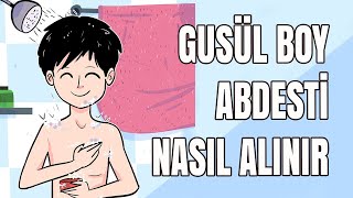 Gusül Abdesti Nasıl Alınır KadınErkek 🌹 Gusül Abdestinin Farzları ✿ Abdest Alma [upl. by Schuh]