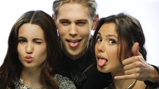 The Shannara Chronicles Cast Spill On Steamy Love Triangle Fun Times Filming amp More [upl. by Ade]