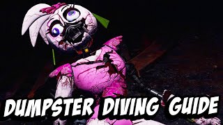 Dumpster Diving Mission Guide decommission Chica  FNAF Security Breach Walkthrough Part 10 [upl. by Drofnas]