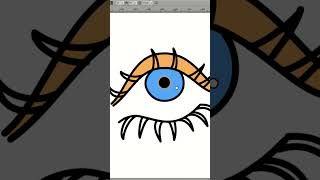 Eye Animation Exercise using TupiTube Desk [upl. by Nicholl]