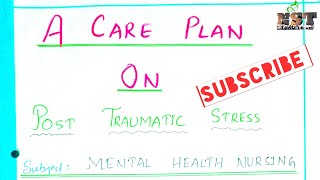 Nursing Care Plan On Post Traumatic Stress  NCP On Post Traumatic Stress  Ncp on PTSD [upl. by Yllut]