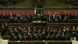 Trenta minuti discorso Mattarella viva lItalia e la Repubblica [upl. by Atinauj]