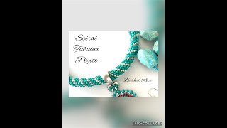 Spiral Tubular Peyote  Beaded Rope [upl. by Primrosa203]